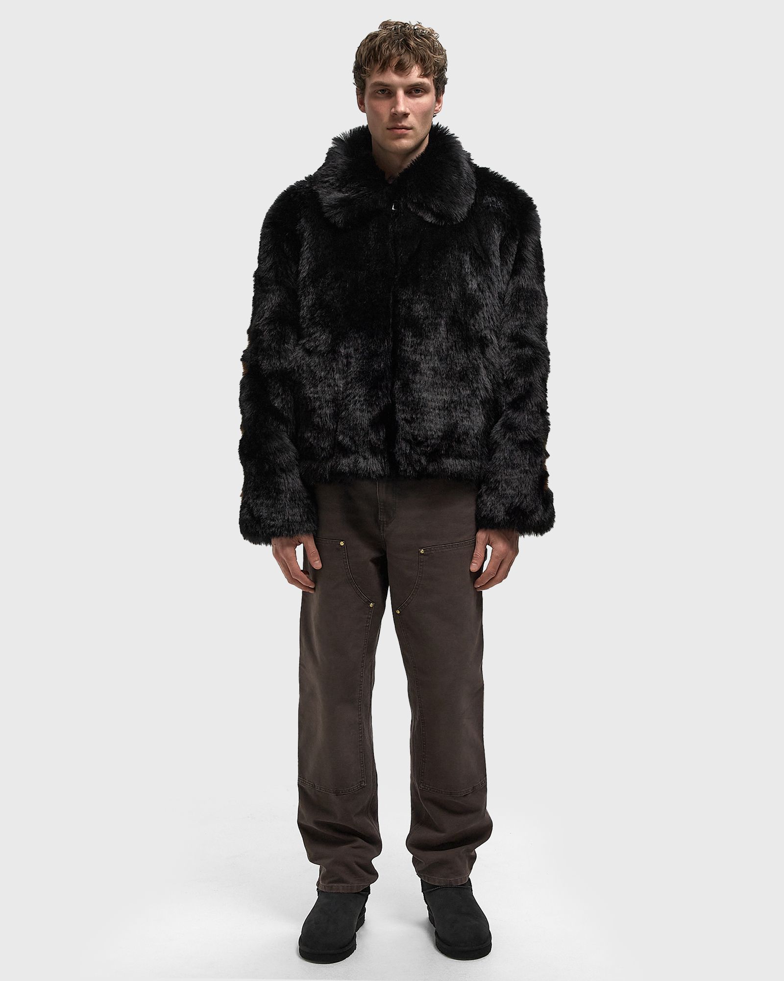 MUDDY FAUX FUR BLOUSON