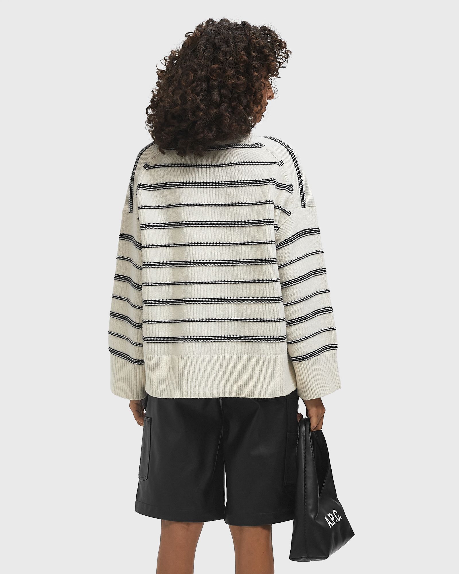SAKEIKU STRIPE TURTLENECK 11250