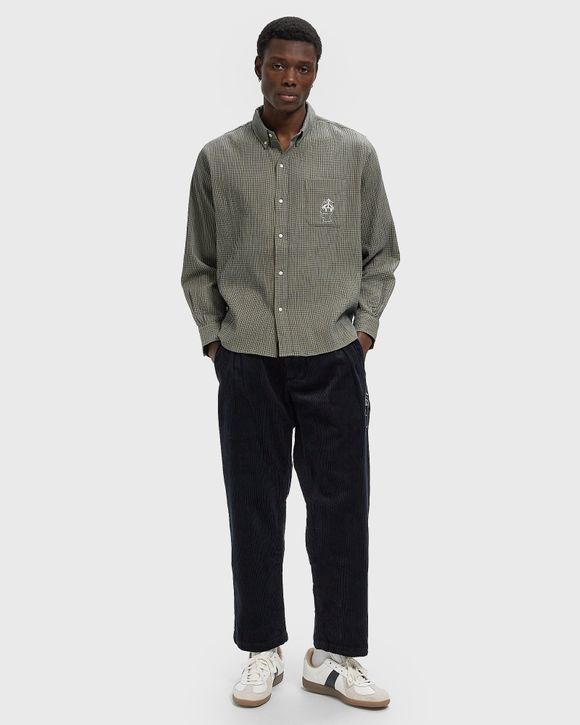 Thumbnail - X BROOKS BROTHERS Check Oxford Button Up Shirt