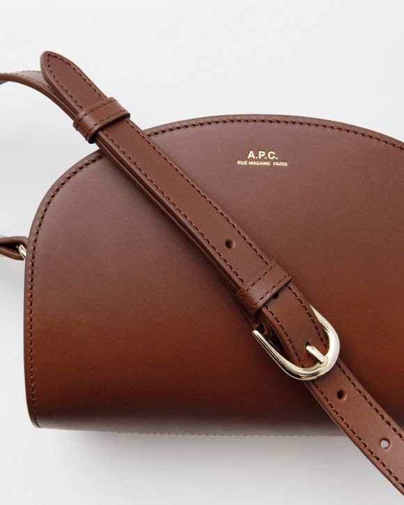 A.P.C. SAC DEMI LUNE MINI Brown BSTN Store