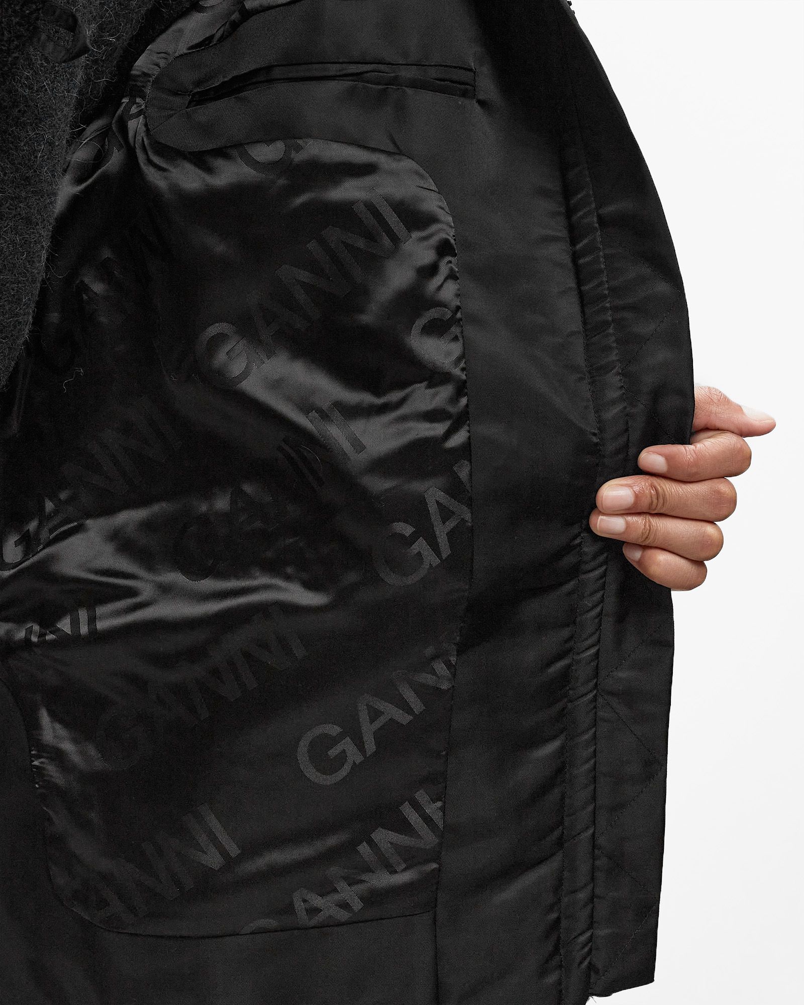 Drop Shoulder Half Placket Jacket