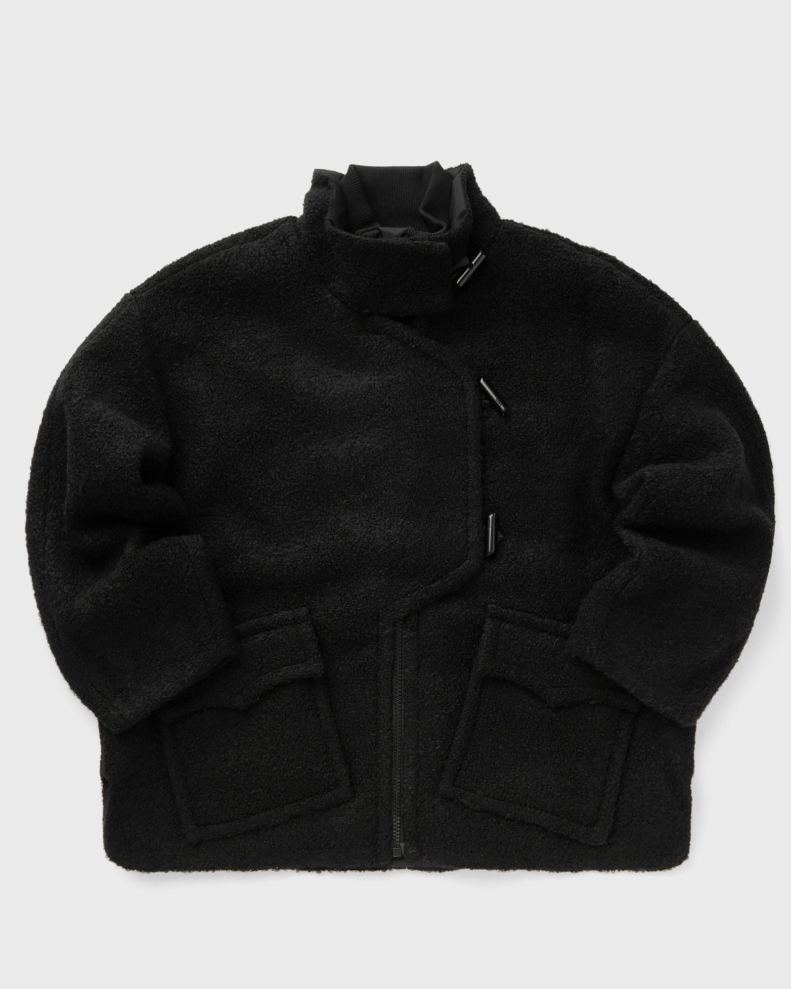 Drop Shoulder Half Placket Jacket