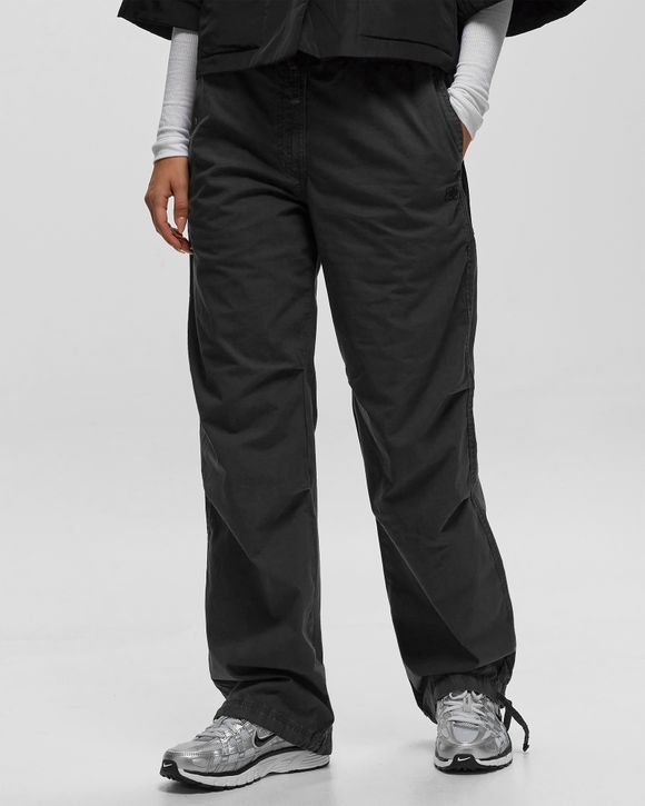 Ganni Washed Cotton Canvas Draw String Pants Black | BSTN Store
