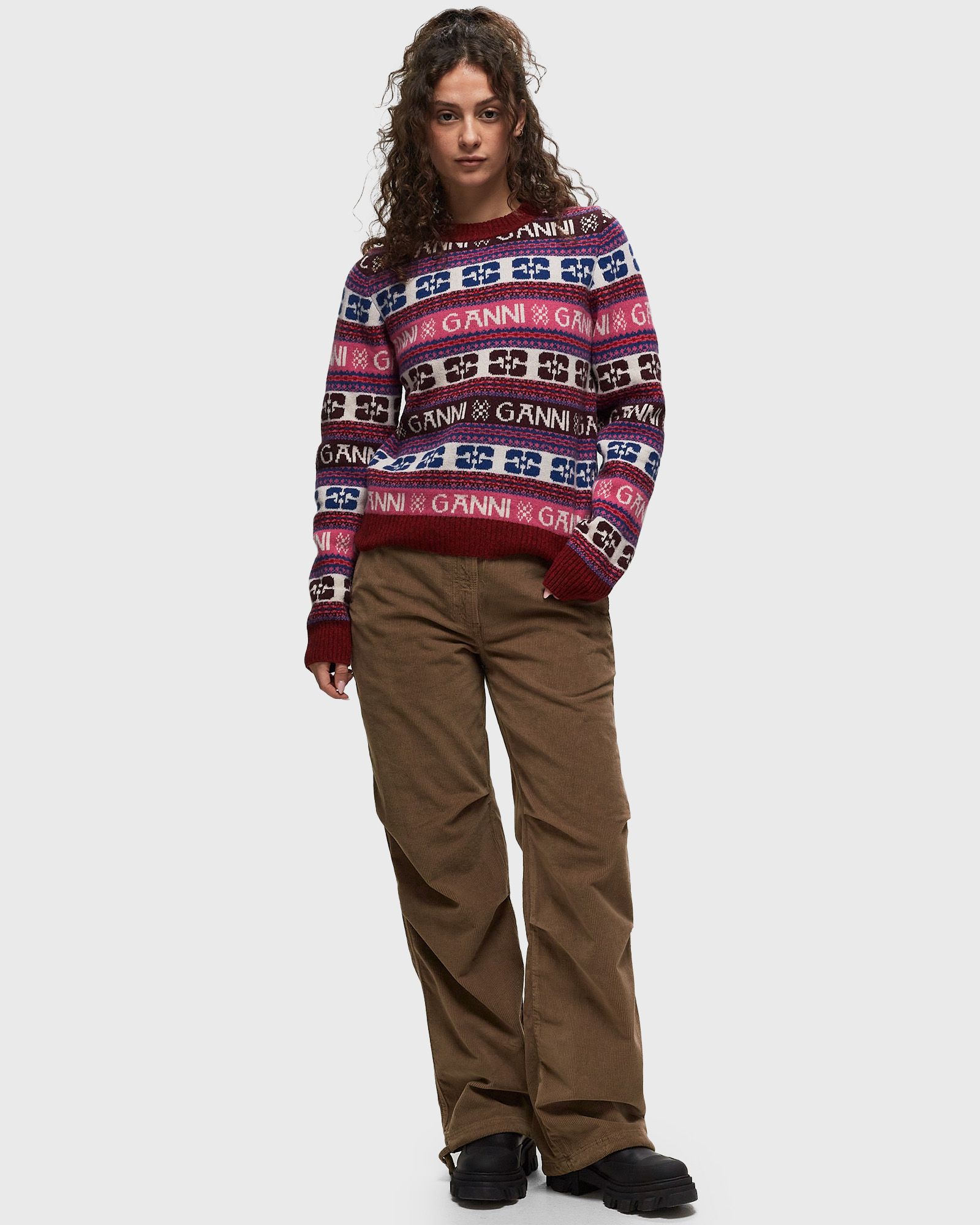 Washed Corduroy Drawstring Pants