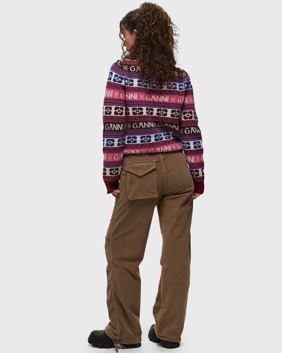 Corduroy drawstring hot sale pants