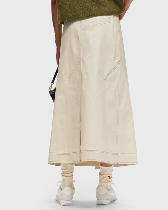 スカート Ganni 'Herringbone Canvas' skirt Ganni Black Herringbone Canvas Skirt | ModeSens