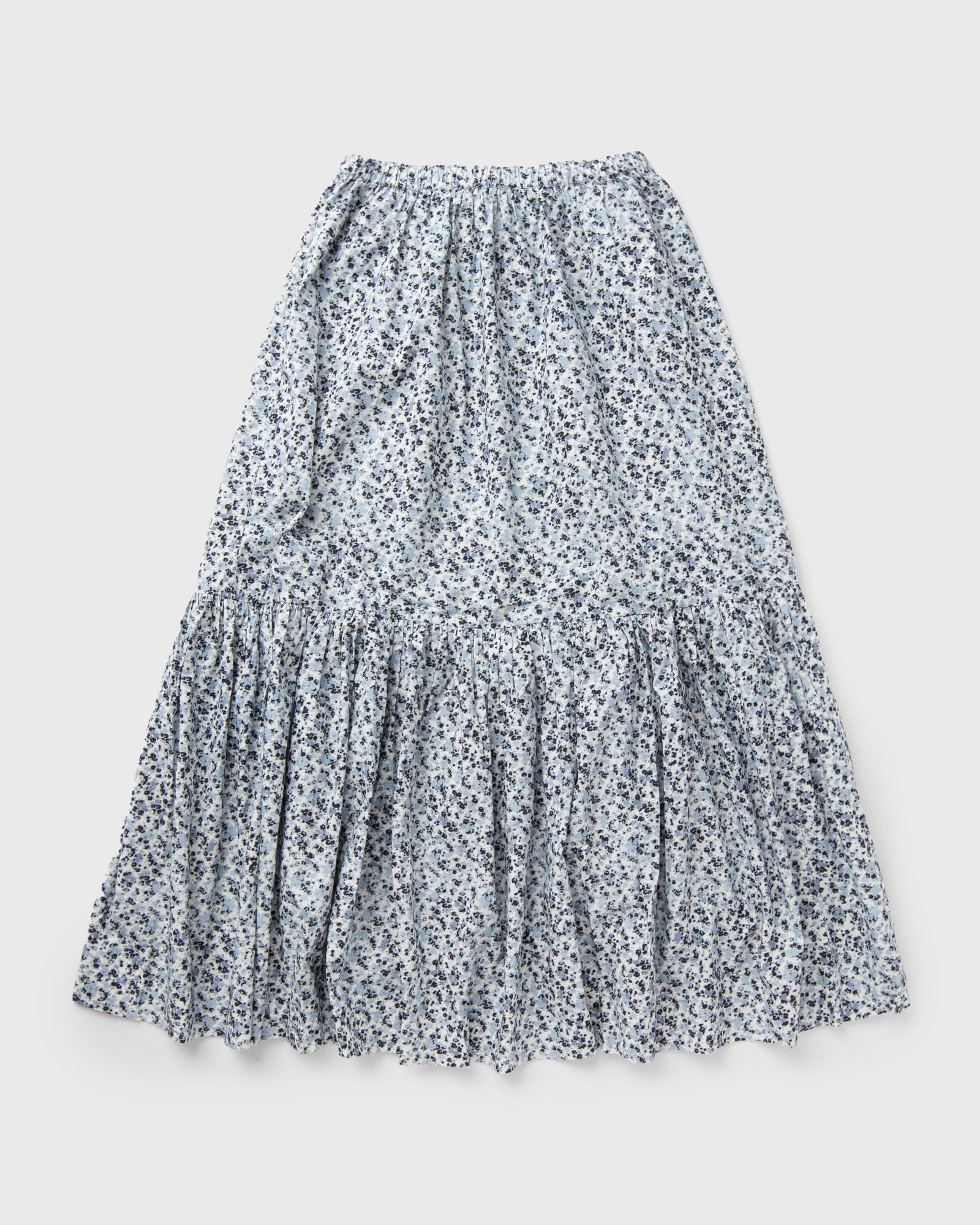 Printed Cotton Maxi Flounce Skirt