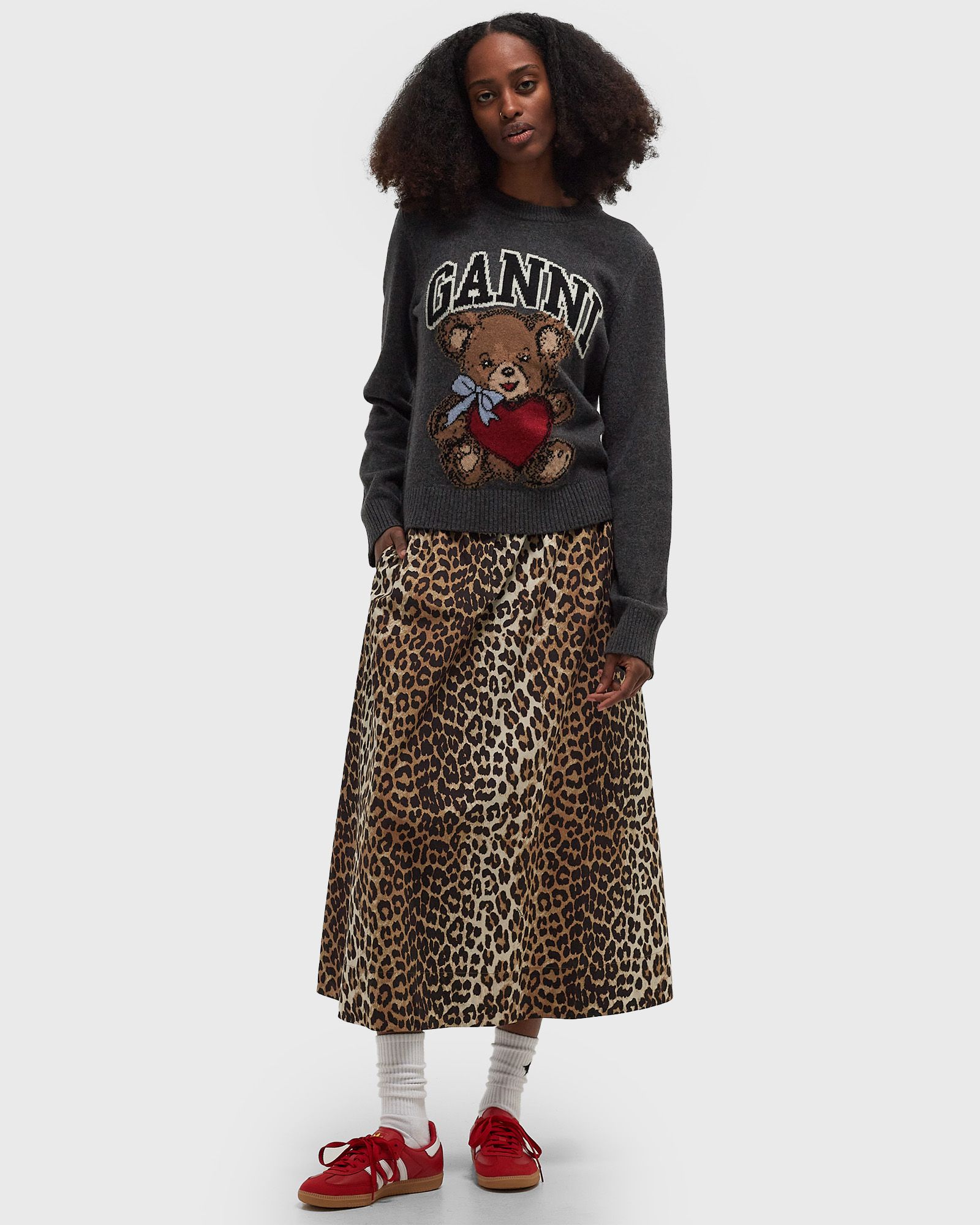 Printed Cotton Elasticated Maxi Skirt