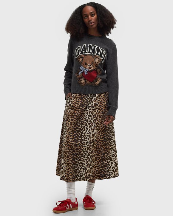 Thumbnail - Printed Cotton Elasticated Maxi Skirt