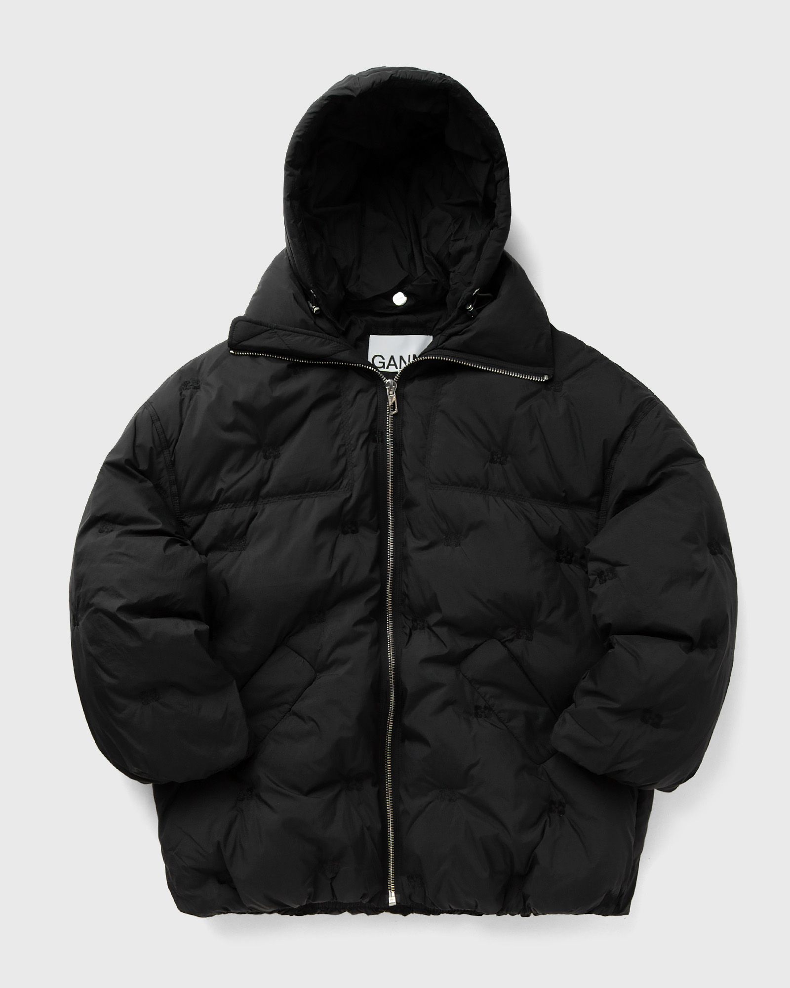 Nylon Tech Puffer Midi Jacket