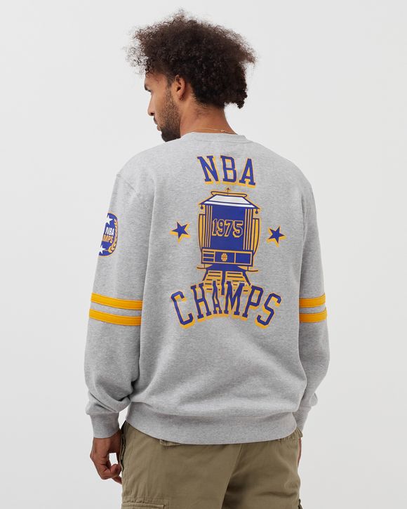 Golden State Warriors All Over Print Fleece Crew Sweatshirt
