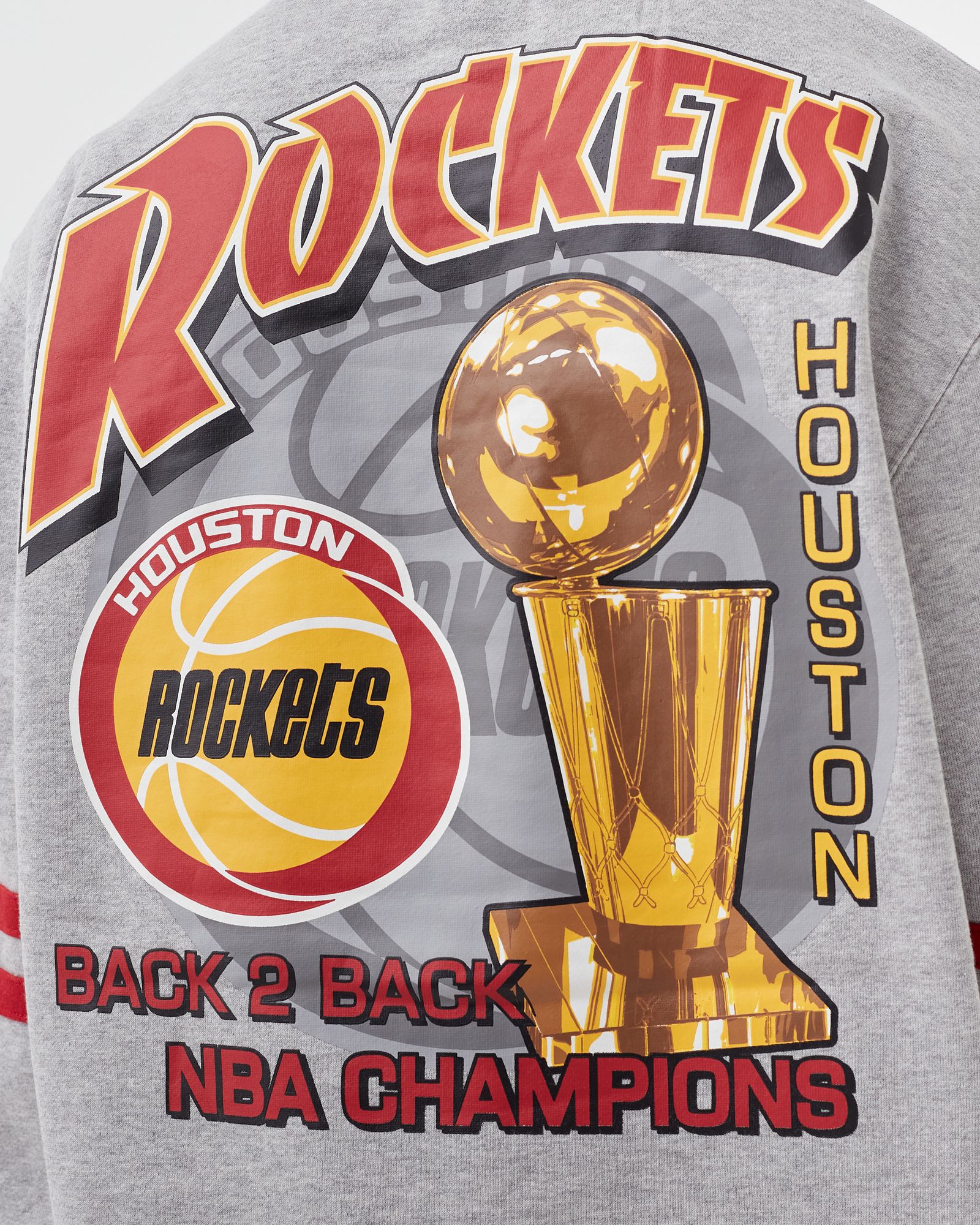 Houston Rockets All Over Print Fleece Crew SWEATSHIRT