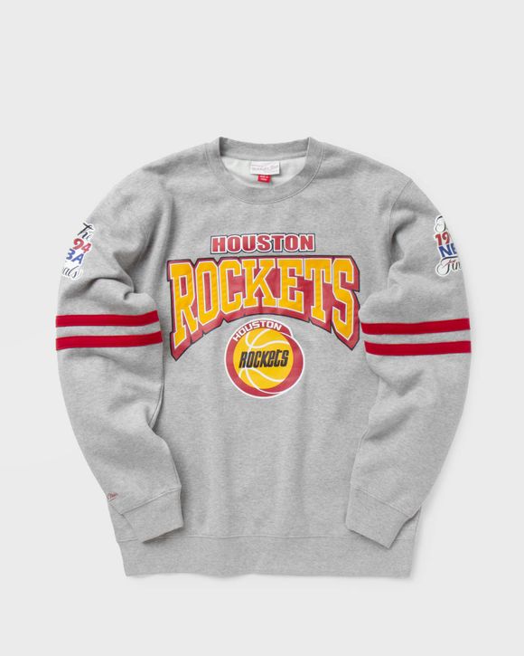 Mitchell & Ness | Houston Rockets Premium Fleece Hoodie (Grey Heather / Navy) 2XL