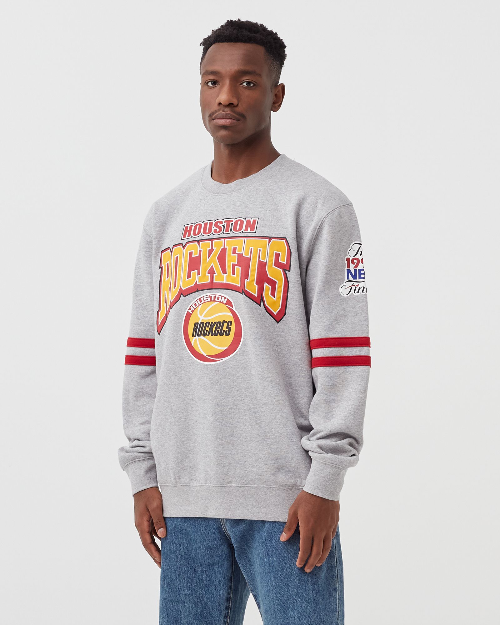 Houston Rockets All Over Print Fleece Crew SWEATSHIRT