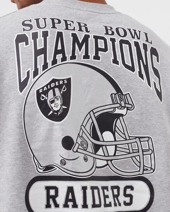 All Over Print Fleece Crew Sweatshirt Oakland Raiders