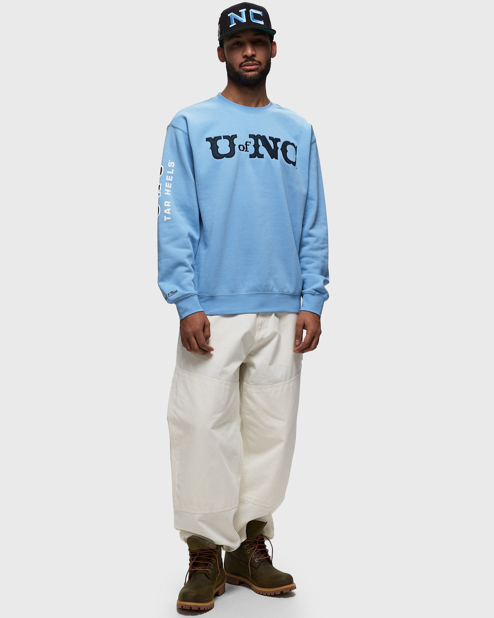 NCAA THERE AND BACK FLEECE CREW NORTH CAROLINA