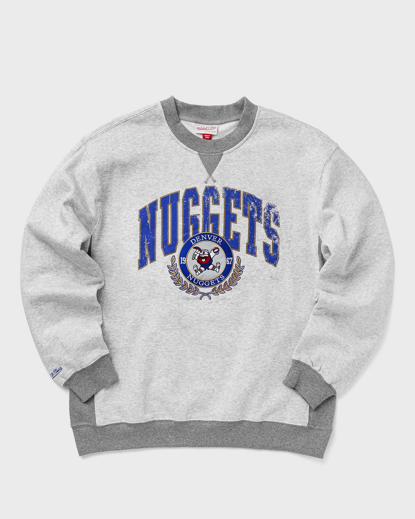 NBA PREMIUM FLEECE CREW VINTAGE LOGO DENVER NUGGETS