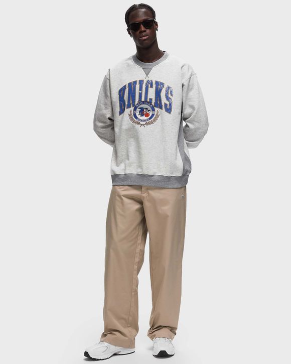 NBA PREMIUM FLEECE CREW VINTAGE LOGO NEW YORK KNICKS