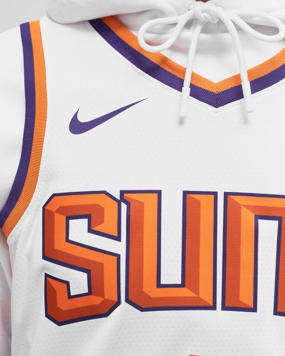 White Nike NBA Phoenix Suns Booker #1 Swingman Jersey