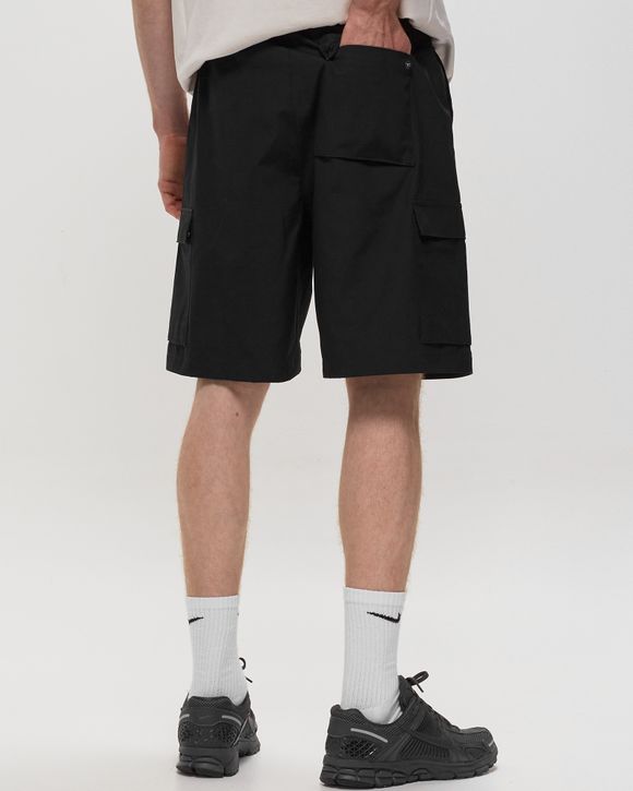 Nike Club Fleece Cargo Shorts Black - BLACK/WHITE