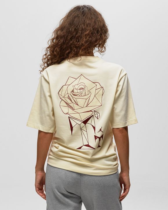 Jordan Jordan x Teyana Taylor Vintage WMNS T-Shirt Beige - COCONUT MILK