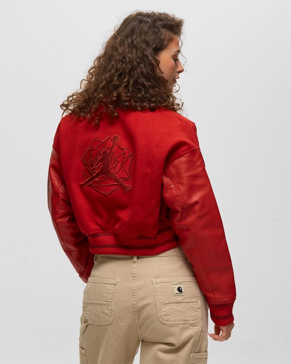 Jordan Brand Jordan X Teyana Taylor Varsity Jacket In Red