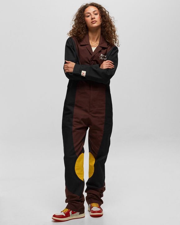 Jordan Jordan x Teyana Taylor WMNS Jumpsuit Black/Brown - EARTH/BLACK/SPEED  YELLOW/SAIL