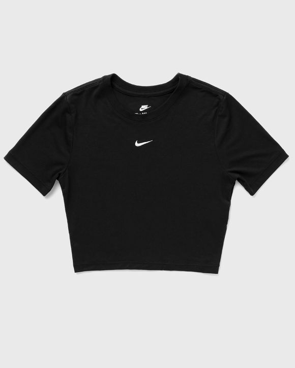 Nike Nike Sportswear Essential Women s Slim Fit Crop T Shirt Black