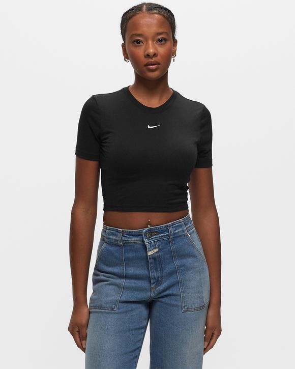 Nike Nike Sportswear Essential Women's Slim-Fit Crop T-Shirt Black