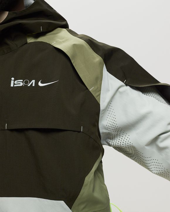 NIKE × ispa GORE-TEX JACKET Nike Men's ISPA Jacket in Black/Navy/Iron Grey Nike