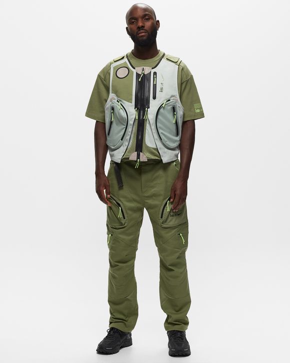 Nike ISPA VEST 2.0 Green - LIGHT SILVER/ALLIGATOR/SEQUOIA