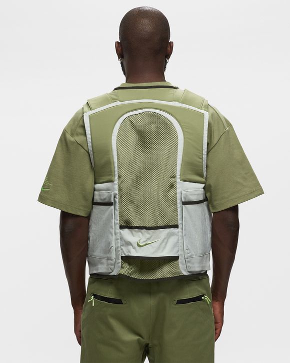 Nike ISPA VEST 2.0 Green - LIGHT SILVER/ALLIGATOR/SEQUOIA