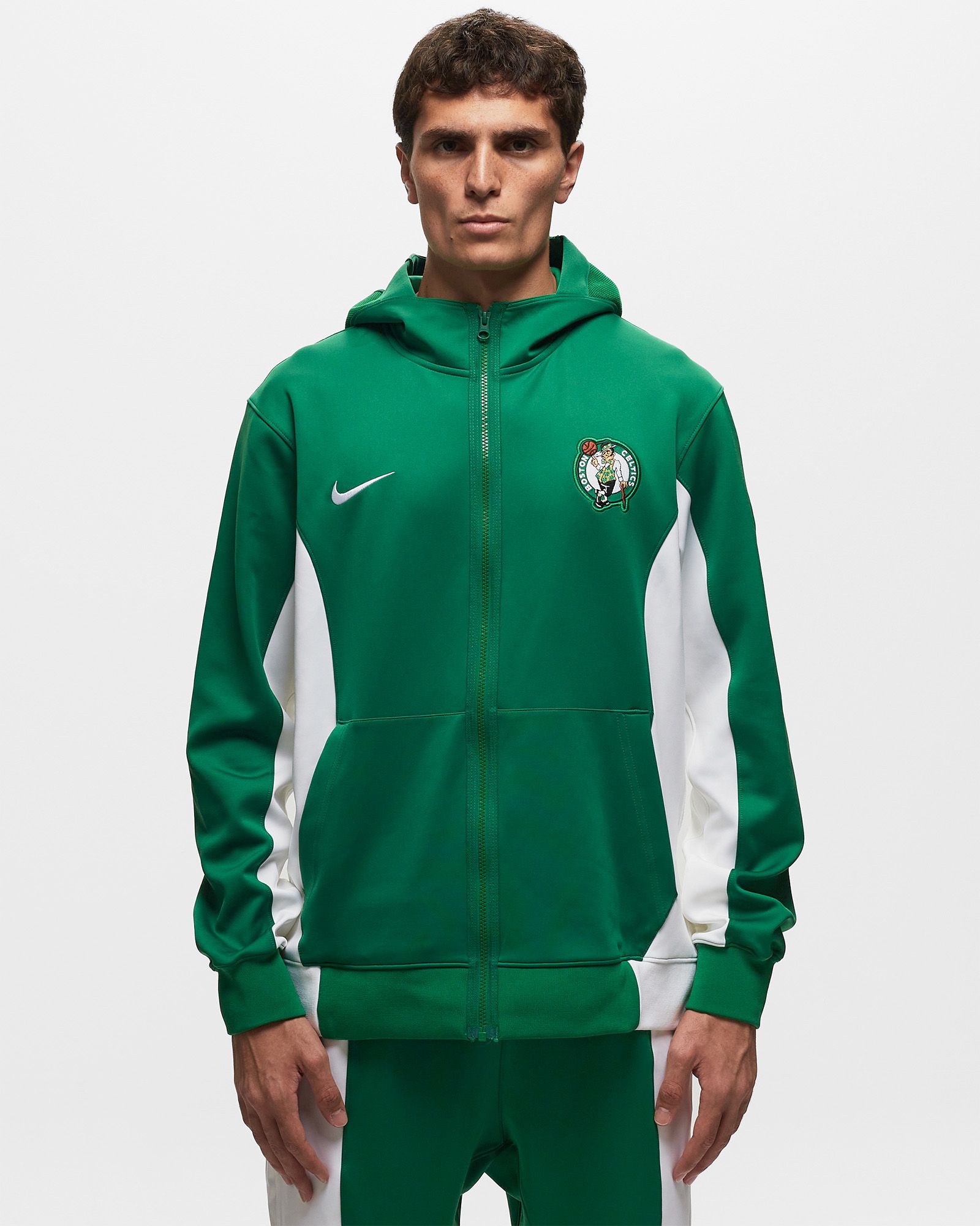 Nike NBA Boston Celtics Showtime Full-Zip Hoodie Green White