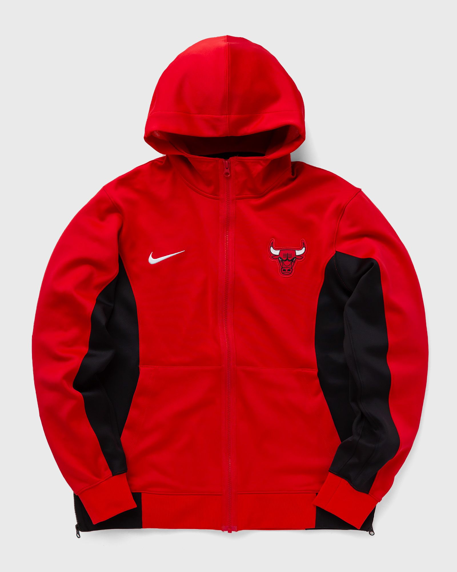 Nike - nba chicago bulls showtime full-zip hoodie men hoodies|team sweats|zippers black|red in größe:xl