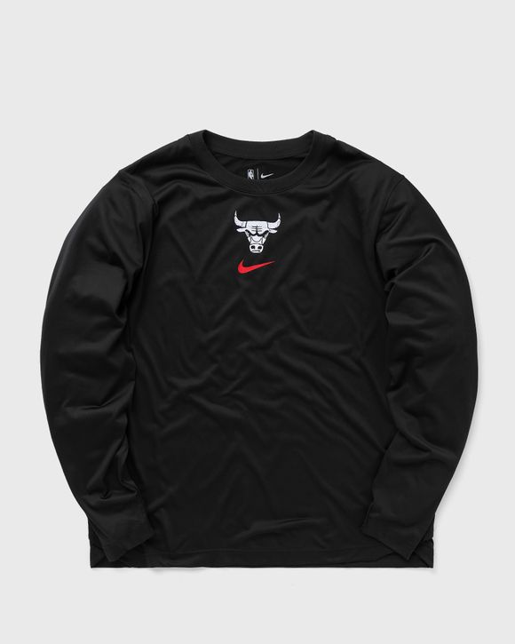 Nike Chicago Bulls Nike City Edition LS Pregame Top Black | BSTN Store