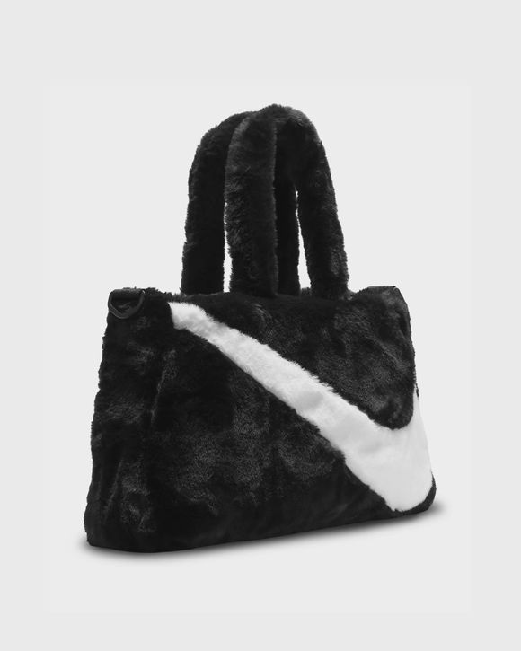 Nike Nike Sportswear Faux Fur Tote (10L) Black