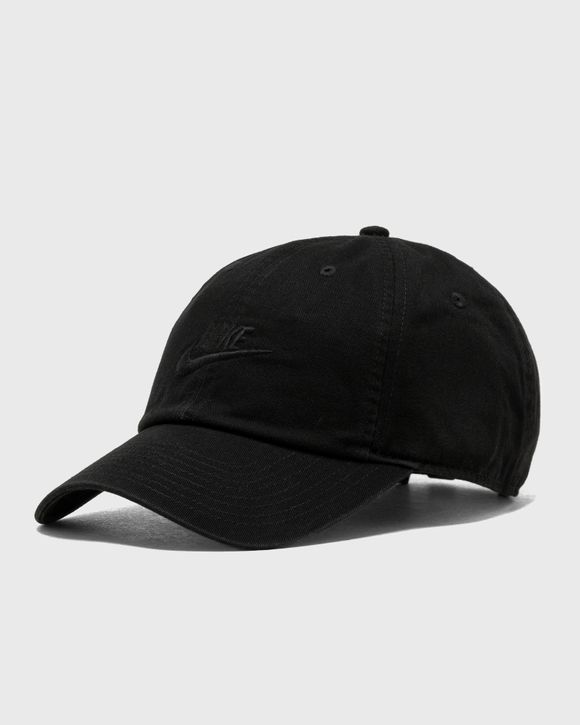 Nike Sportswear Heritage86 Futura Washed Cap in Black