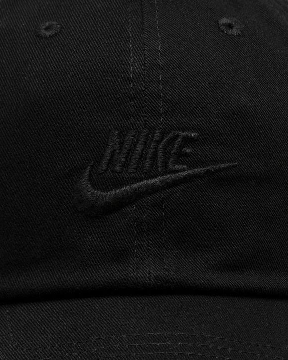 Nike futura logo washed cap 2024 in black