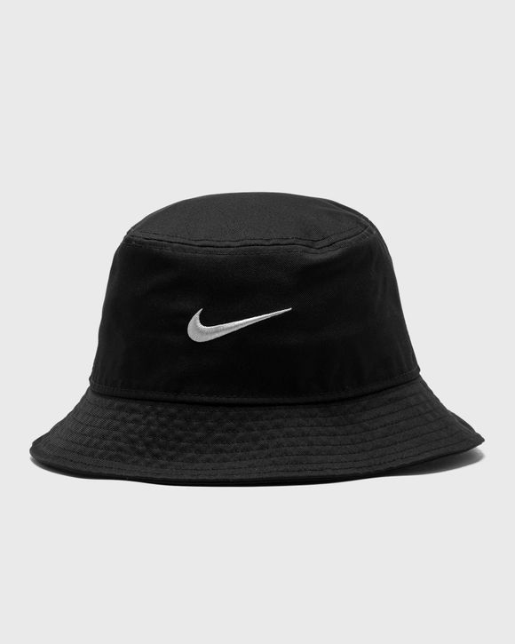 Nike SWOOSH PRINT BUCKET HAT Black