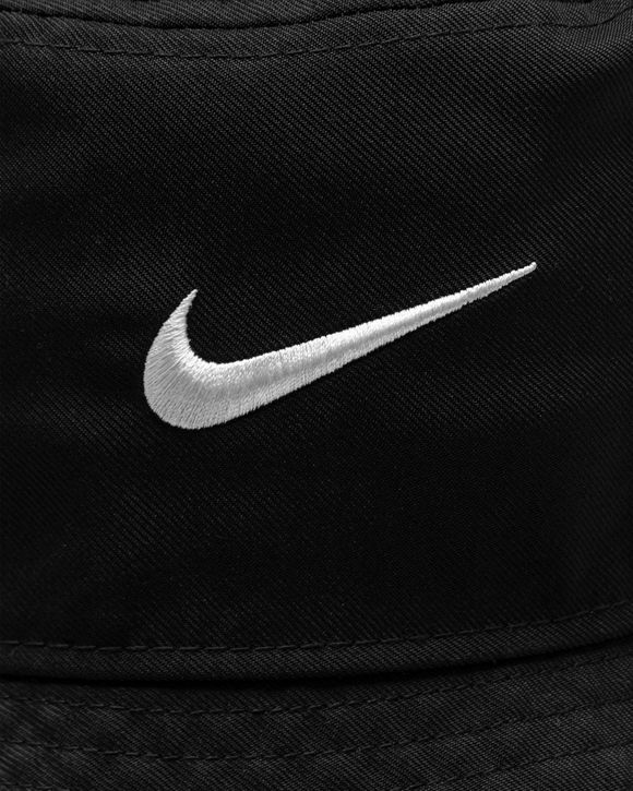 Black nike swoosh hat online