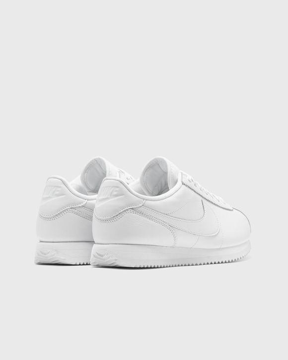 Nike cortez plain clearance white