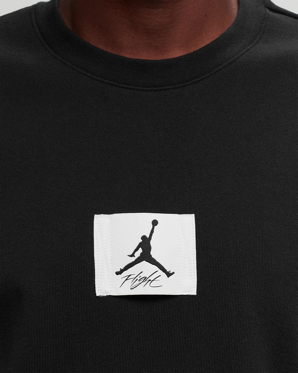 Jordan Essentials Fleece Crewneck Sweatshirt Black | BSTN Store