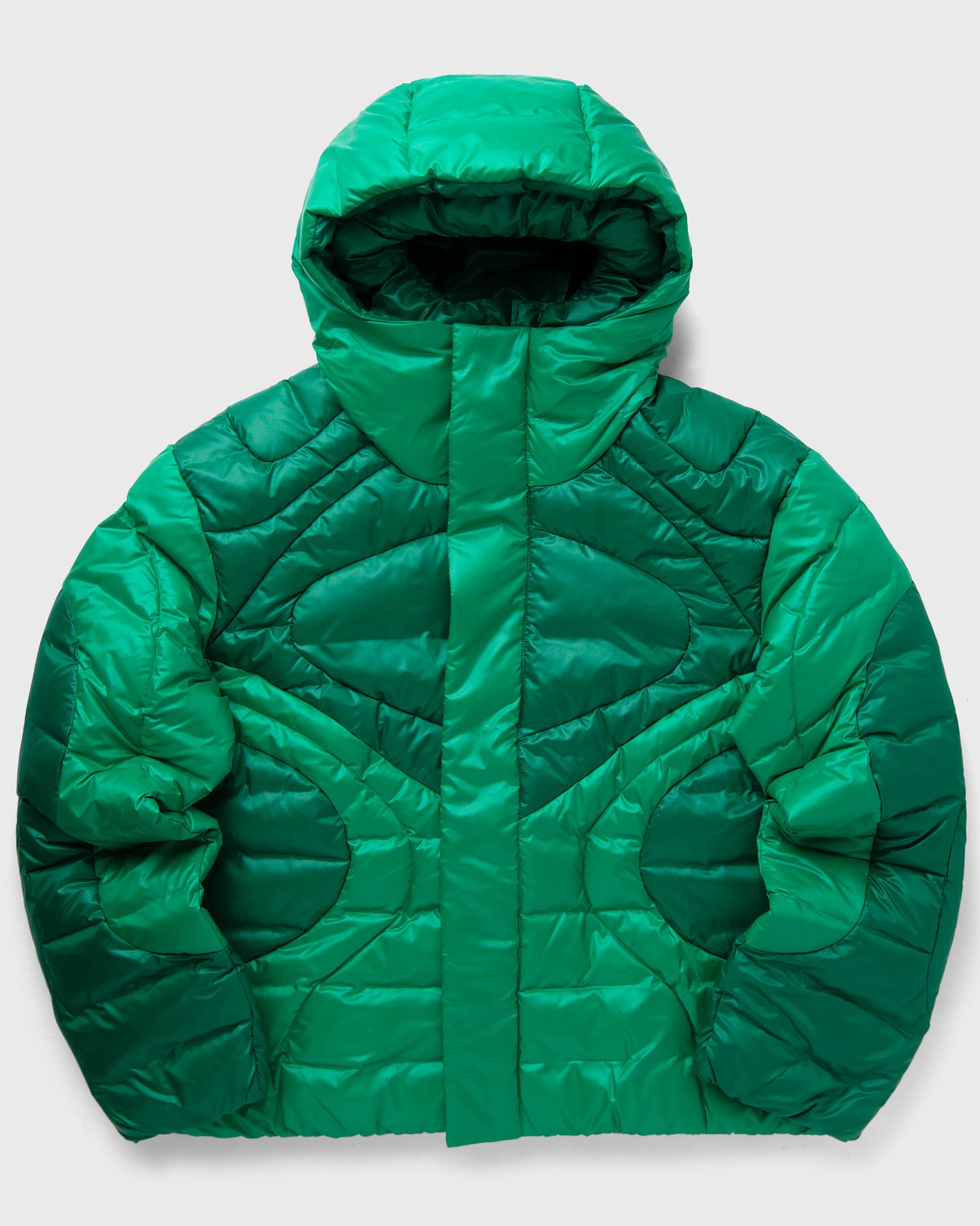 Nike - oversized water-repellent hooded jacket men down & puffer jackets green in größe:xl