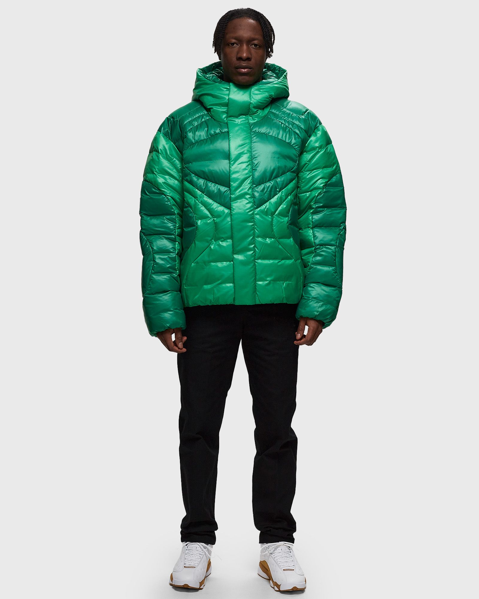 Oversized Water-Repellent Hooded Jacket