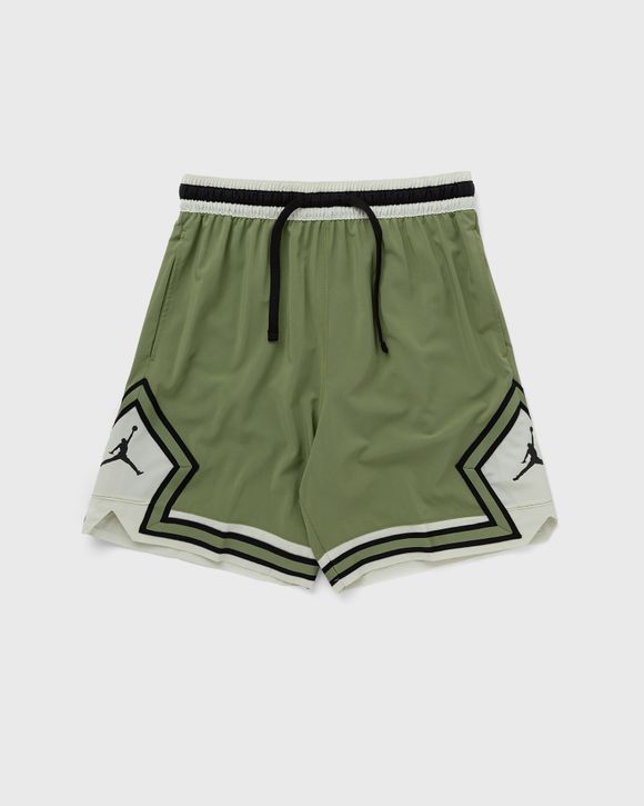 Jordan Dri-FIT Sport Woven Diamond Shorts Green - SKY J LT OLIVE/SEA  GLASS/BLACK/BLAC