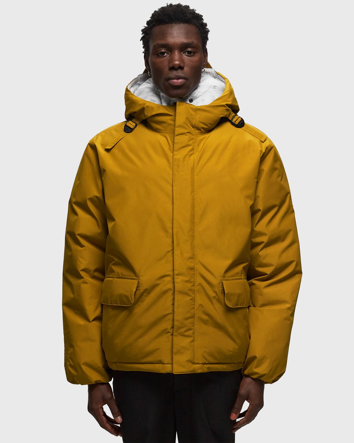 Nike Nike Sportswear GORE TEX Men s Loose Thermore Ecodown Hooded Waterproof Jacket Yellow BSTN Store