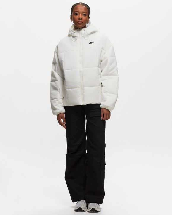 Nike Nike Sportswear Classic Puffer Women's Therma-FIT Loose Hooded Jacket  White - SAIL/BLACK