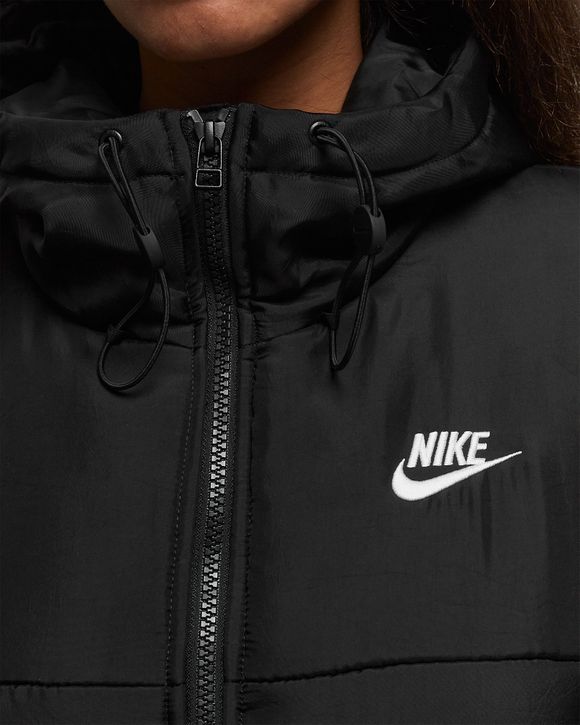 Nike hot sale parka black