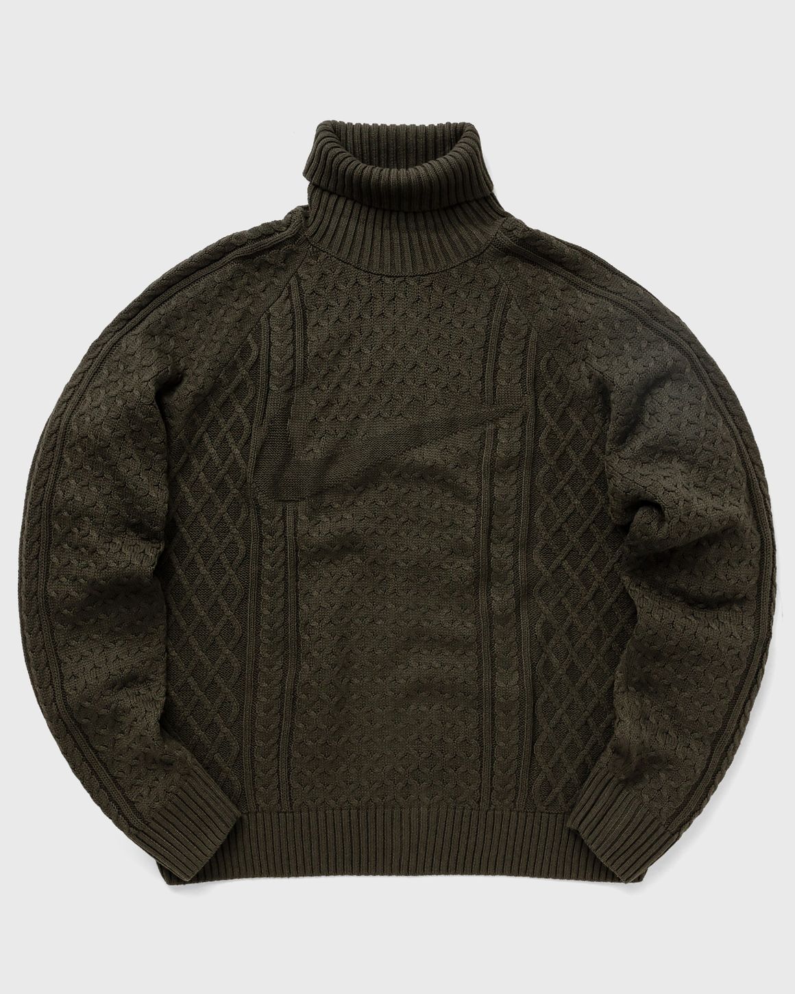Beige Nike Cable Knit Sweater | SVD