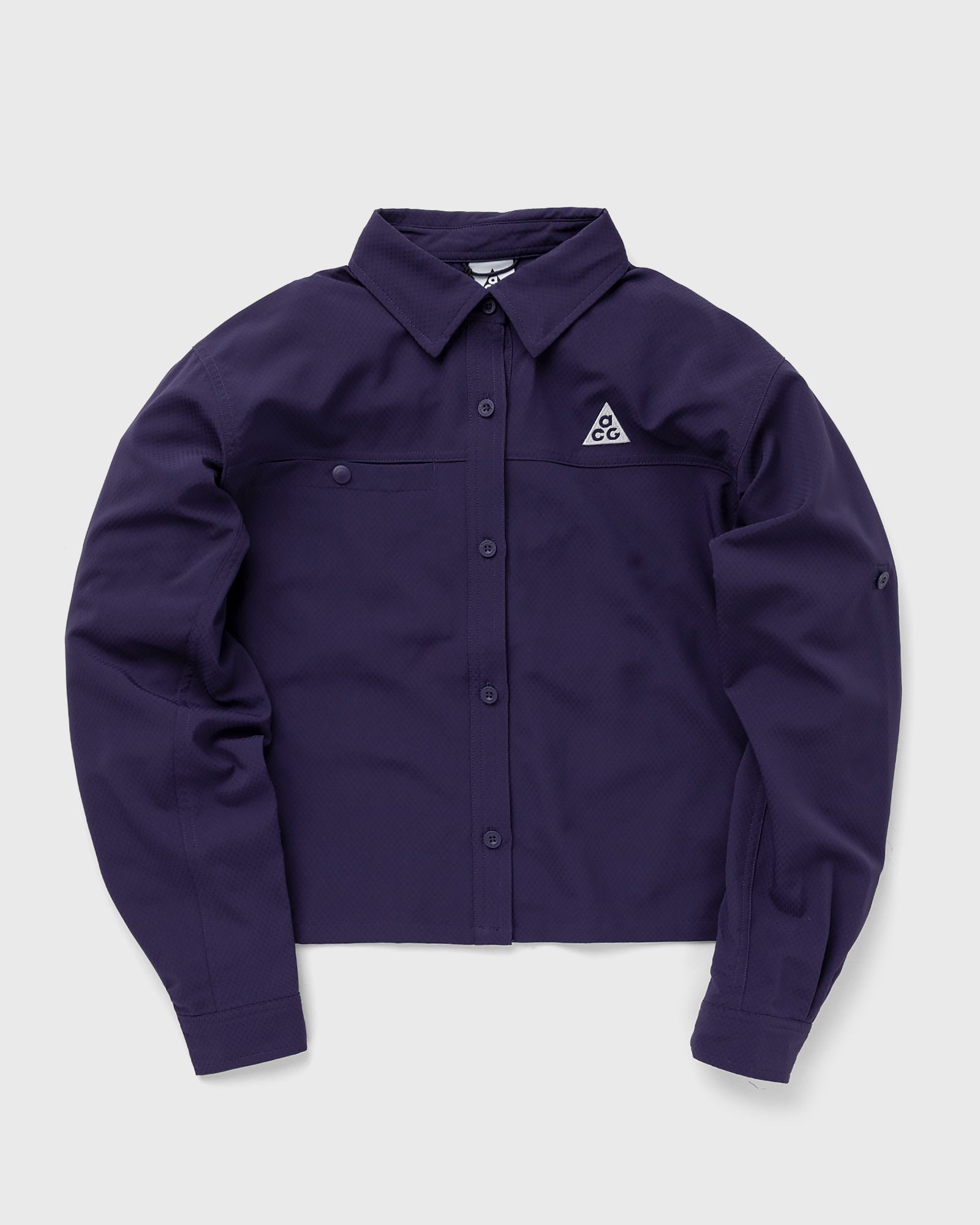 Nike - acg long sleeve trail top women shirts & blouses purple in größe:xs